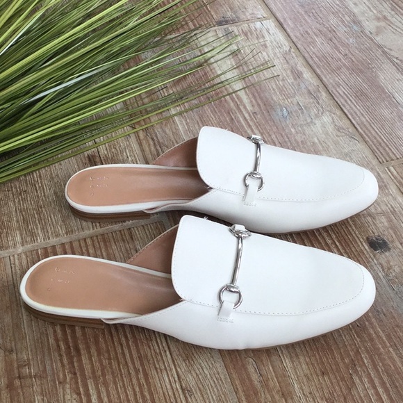 a new day Shoes - Nwot a new day white mules Sz 10